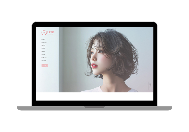 LIFE hair designサイトの画像